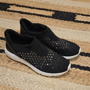 MICHAEL Michael Kors Ace Scuba Slip On Sneakers, Glitter Stones, Statement, 7.5